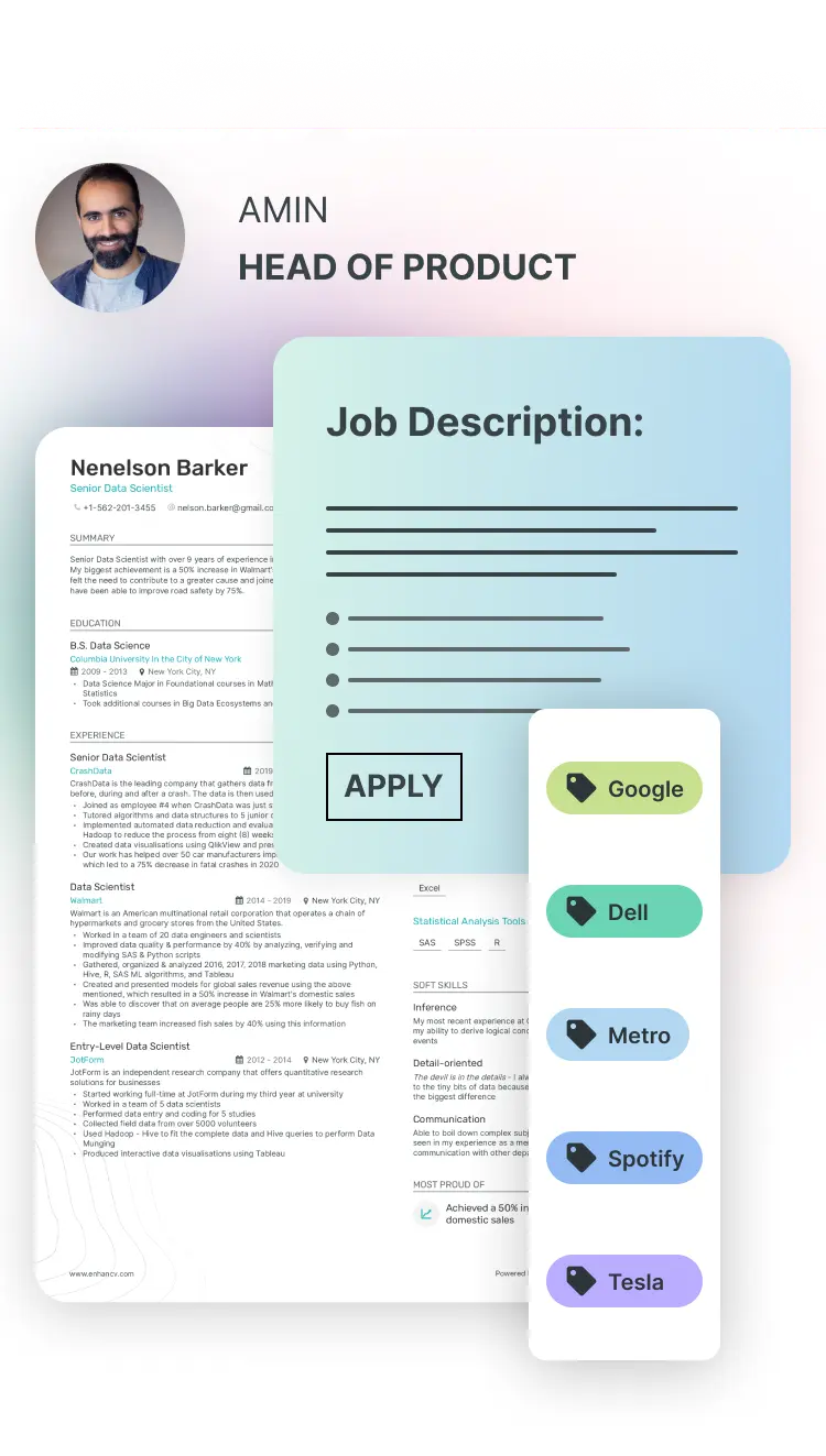 CV tailoring based on the job you're applying for