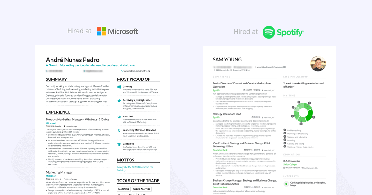 Enhancv How to Create a Combination Resume (+6 Unique Hybrid Resume Examples) Hybrid resume