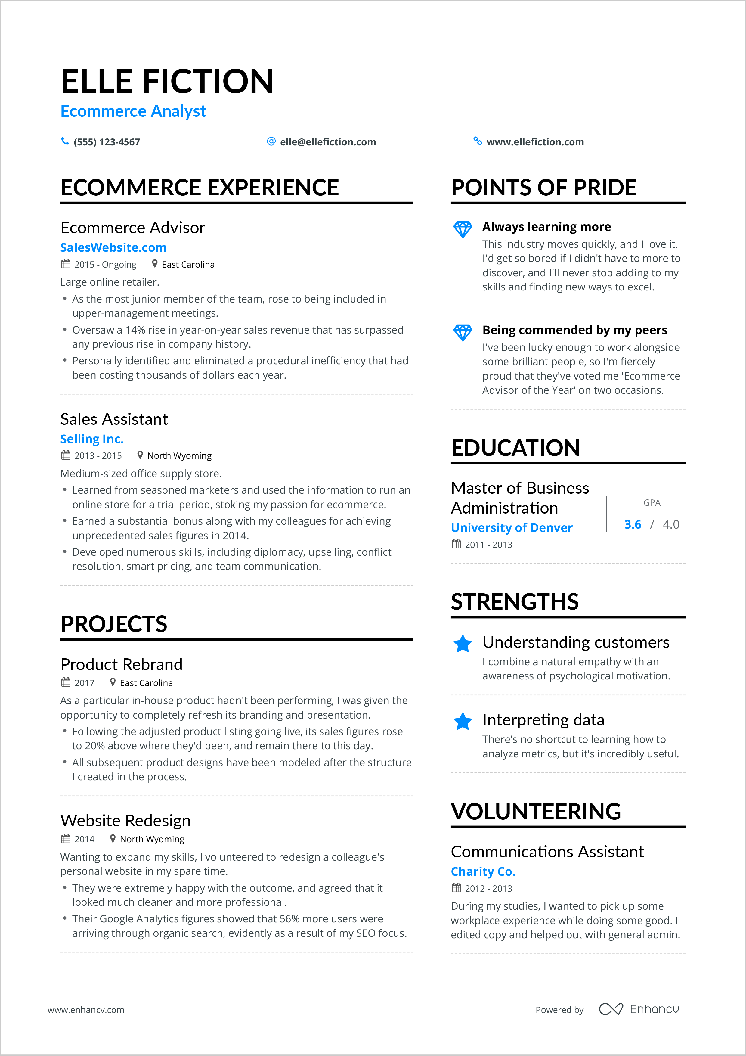 3 Steps To Write A Killer eCommerce Resume  Enhancv