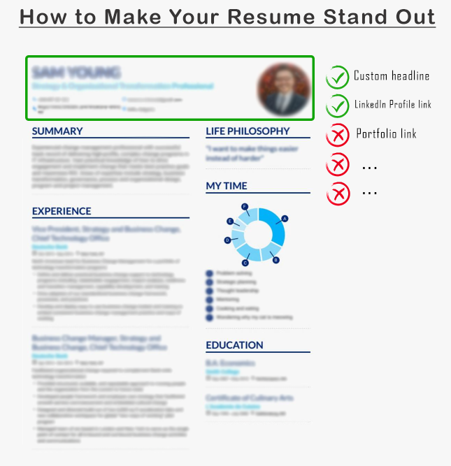 make a resume stand out