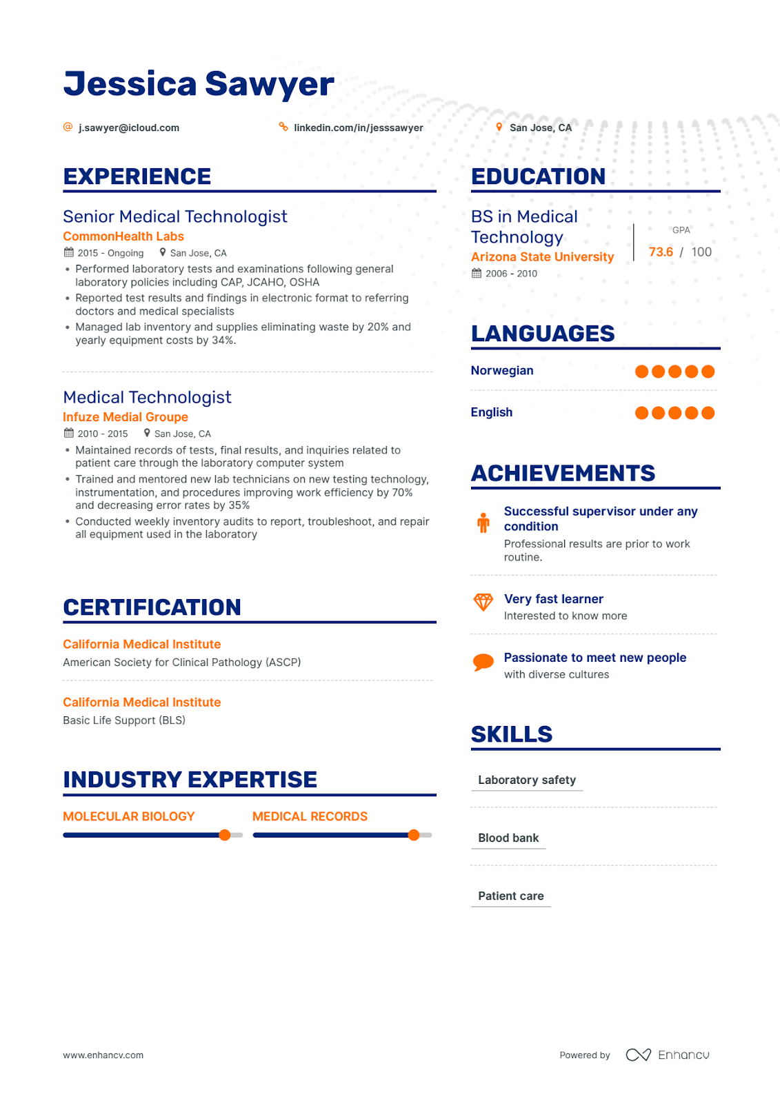 Enhancv Does Having Color on My Resume Affect My Chance of Getting Hired? Color on resume