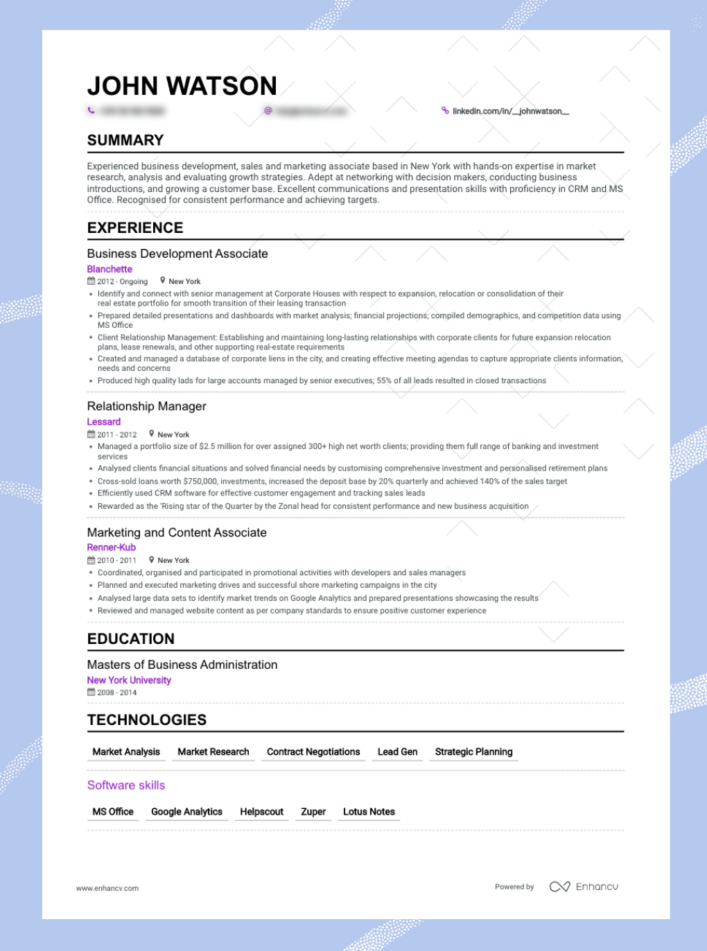 Enhancv The Best Resume Formats You Need to Consider (5+ Examples Included) 