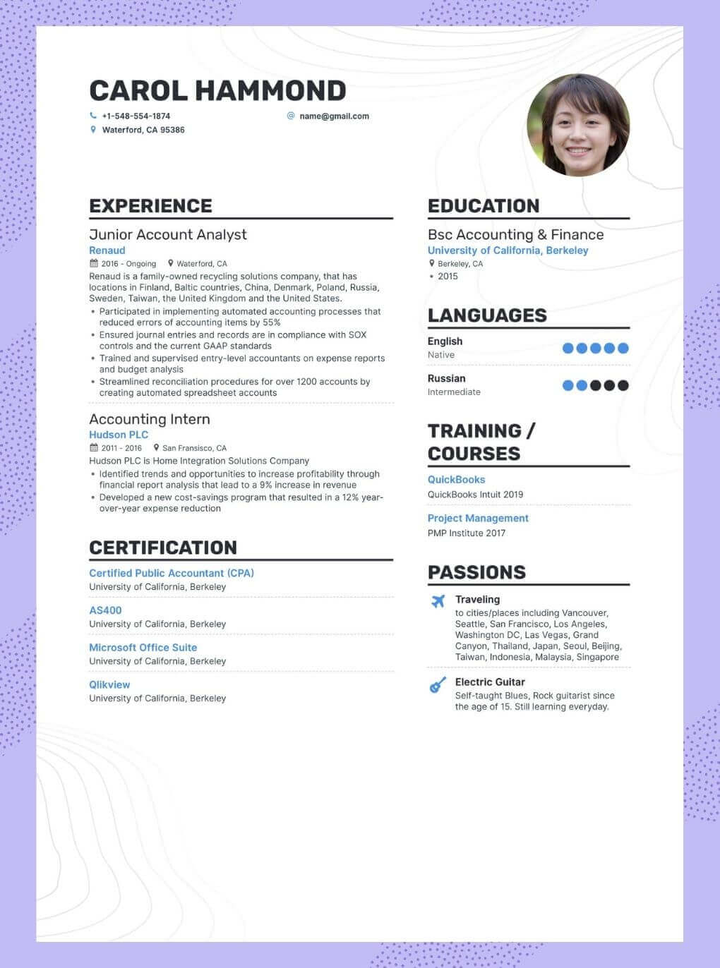 how to write description of job on resume