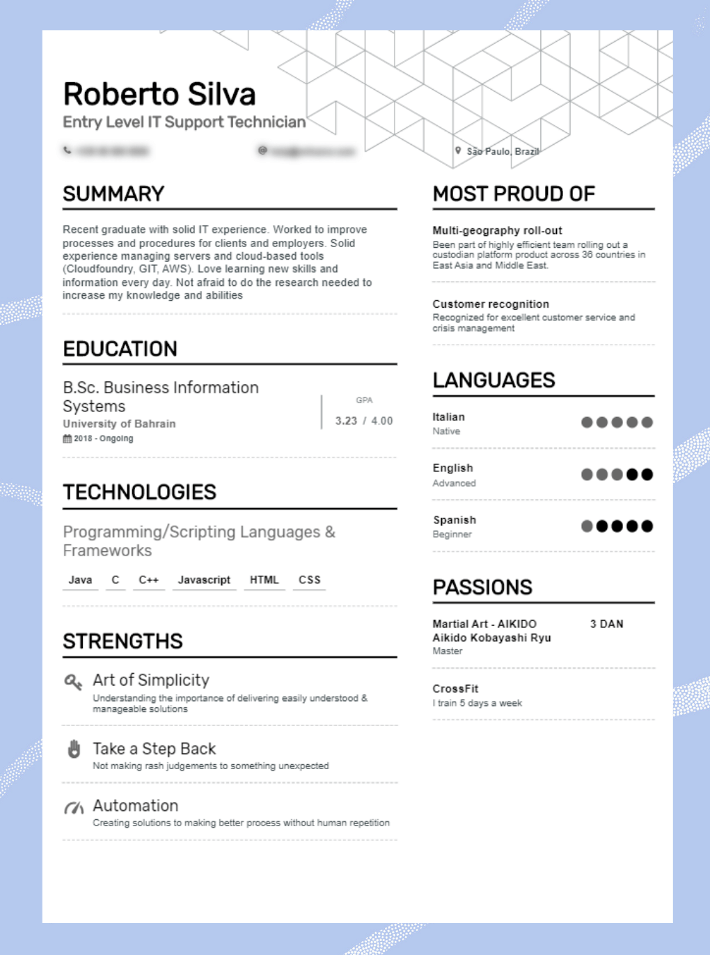 Enhancv Best Resume Layout: 9 Examples and Templates That Recruiters Approve 