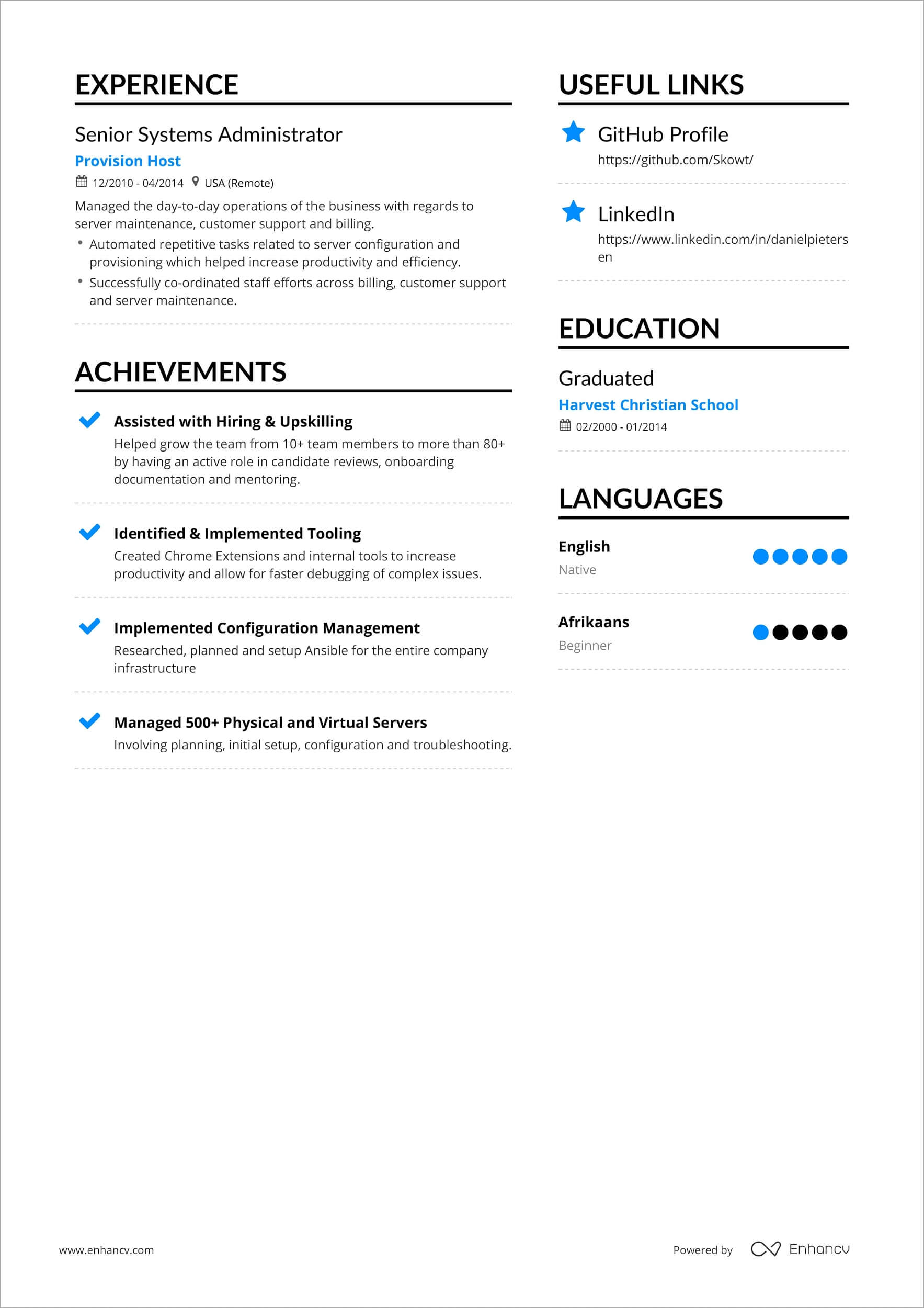 Is a simple resume OK?