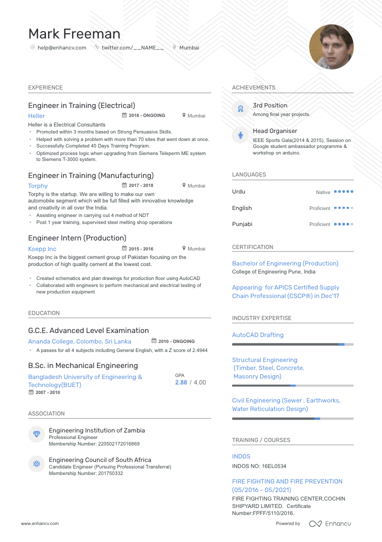 professional-experience-resume