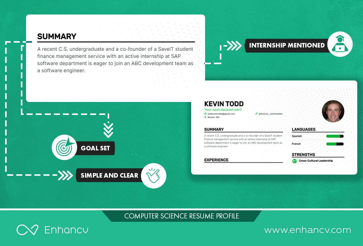 Enhancv How To Write An Effective Resume Profile (With Examples) 