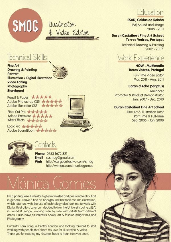 cook creative resume