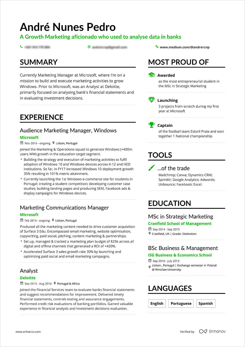 Andre resume