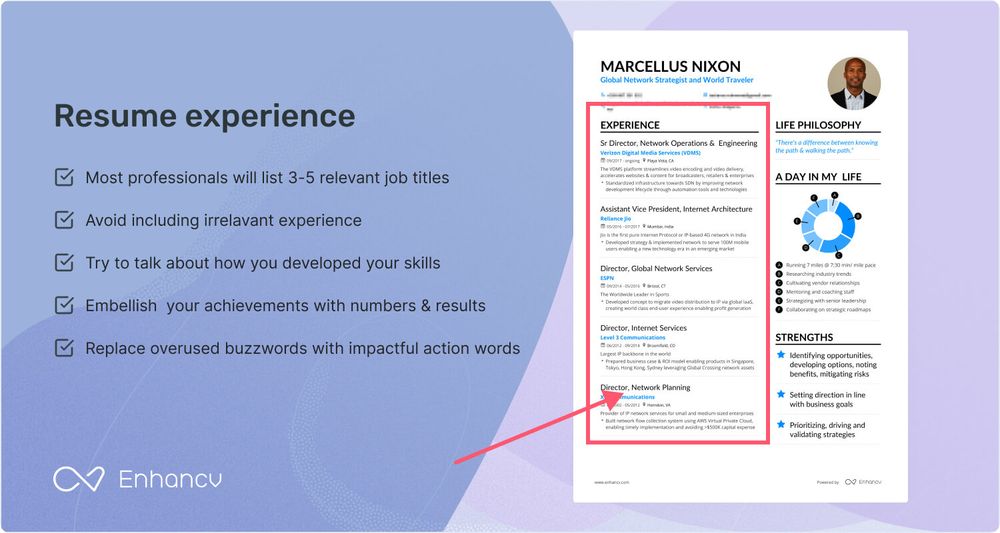 How to Write a Great Resume for a Job in 2024 | Enhancv