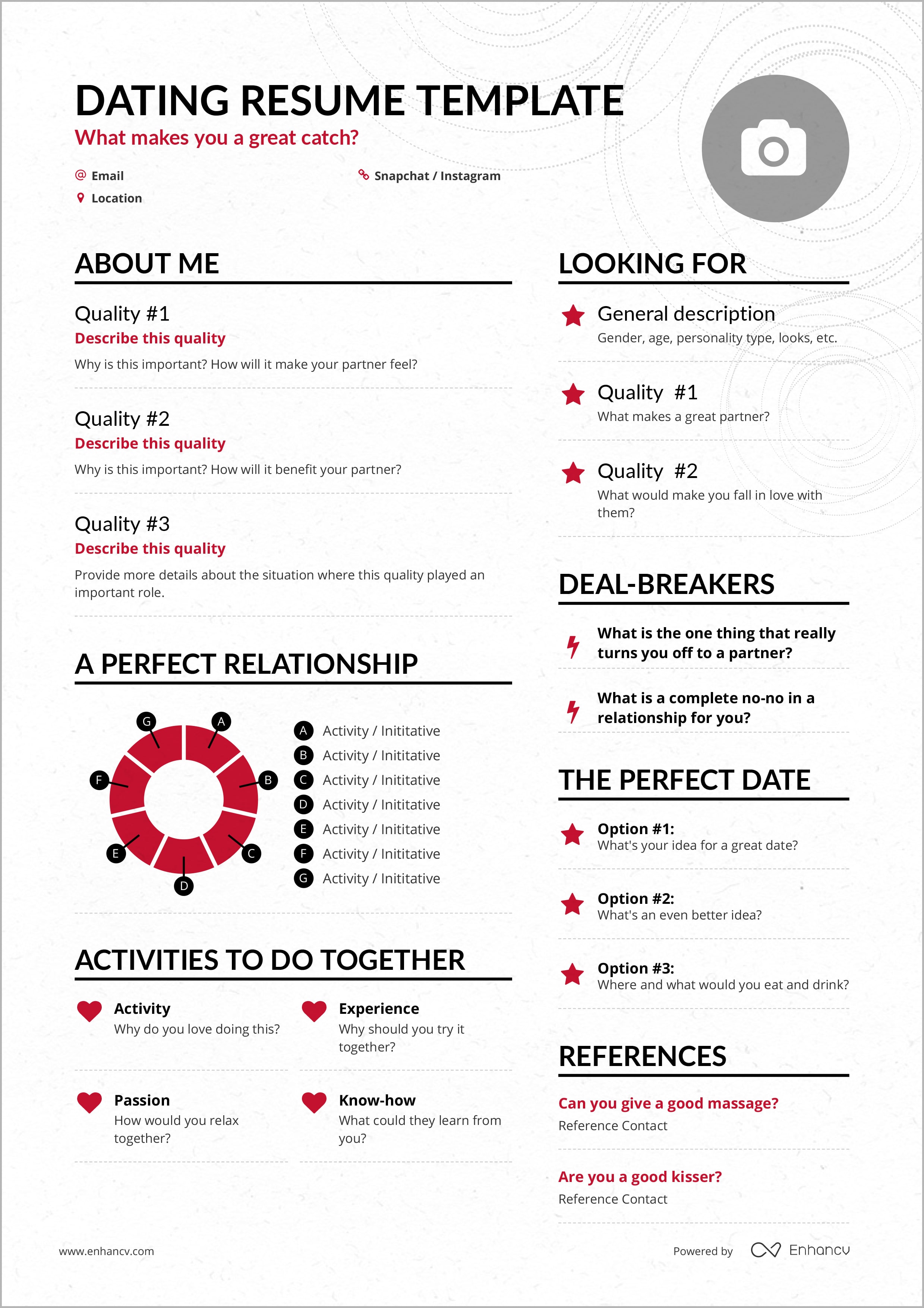 Enhancv Sick of dating apps? See how the dating resume might change the game 