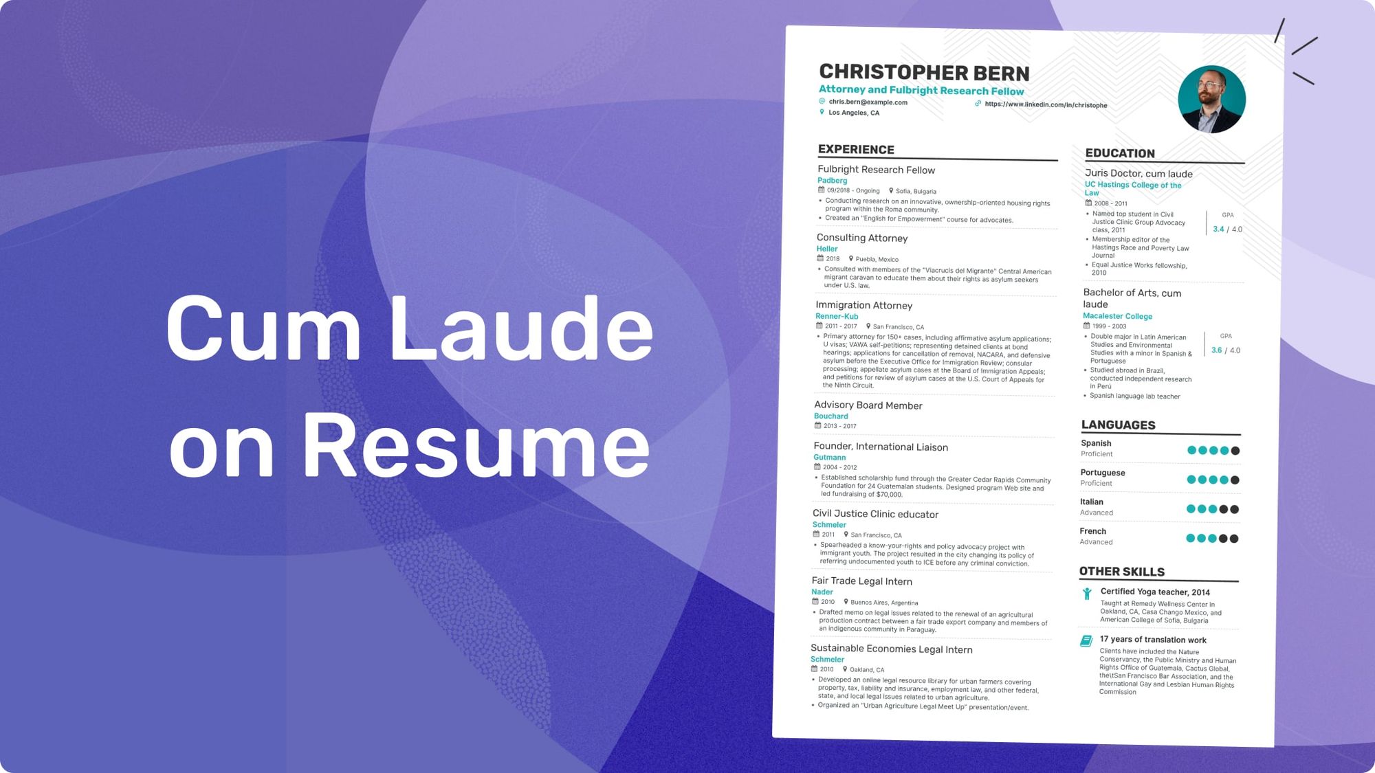 How to Put Cum Laude on Your Resume Enhancv