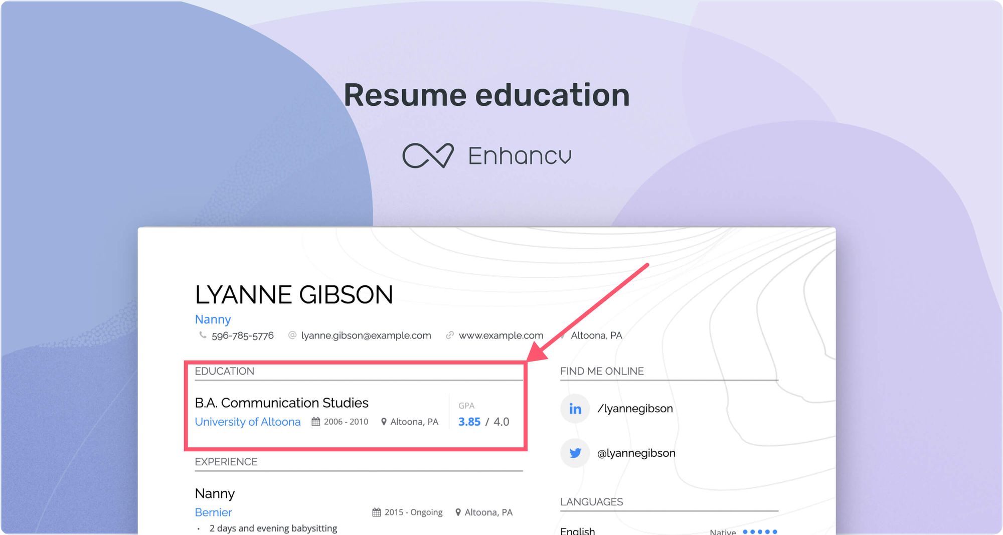 how to write a resume education section