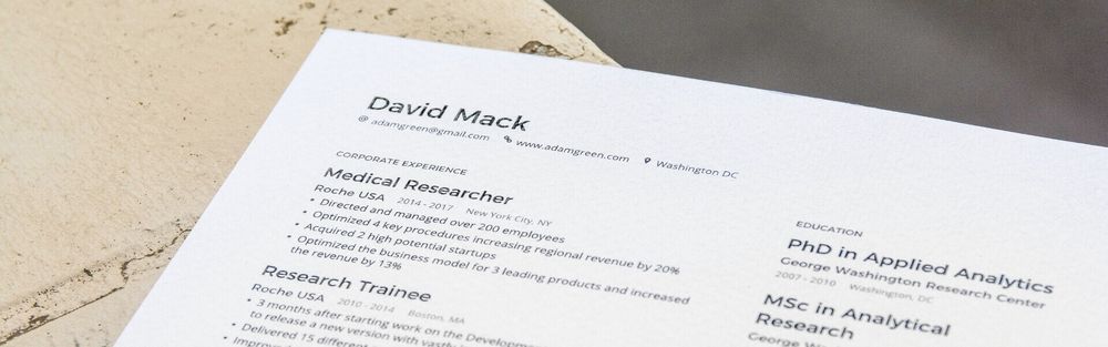 Resume Styles The Best Choice - Parts Of A Resume Resume Job Winning Elements 1 