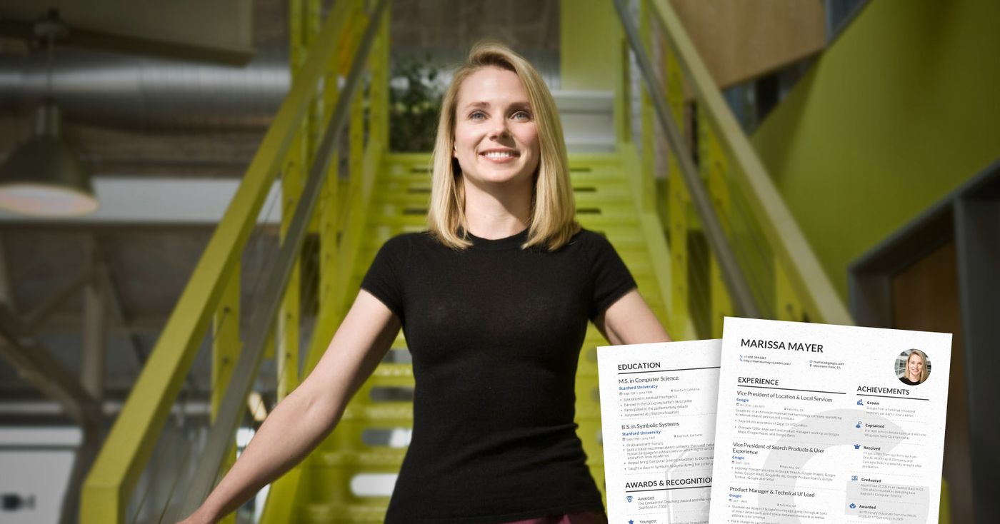 The Success Journey Marissa Mayer s Pre Yahoo Resume