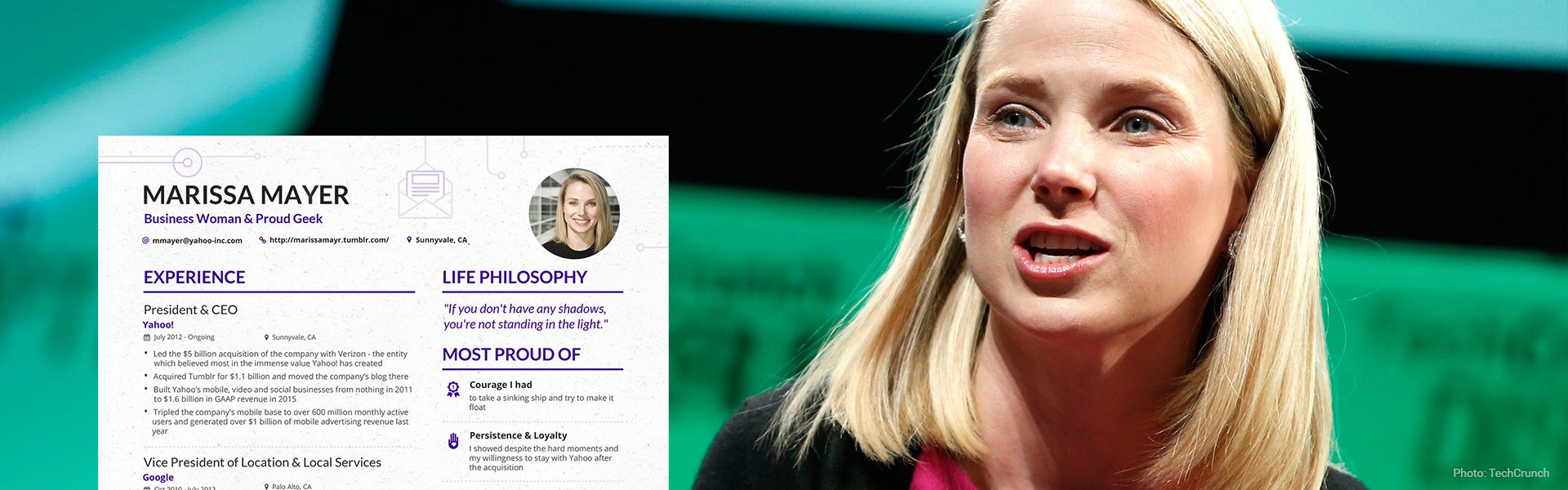 Marissa Mayer: ''Thank you for a great resume!''