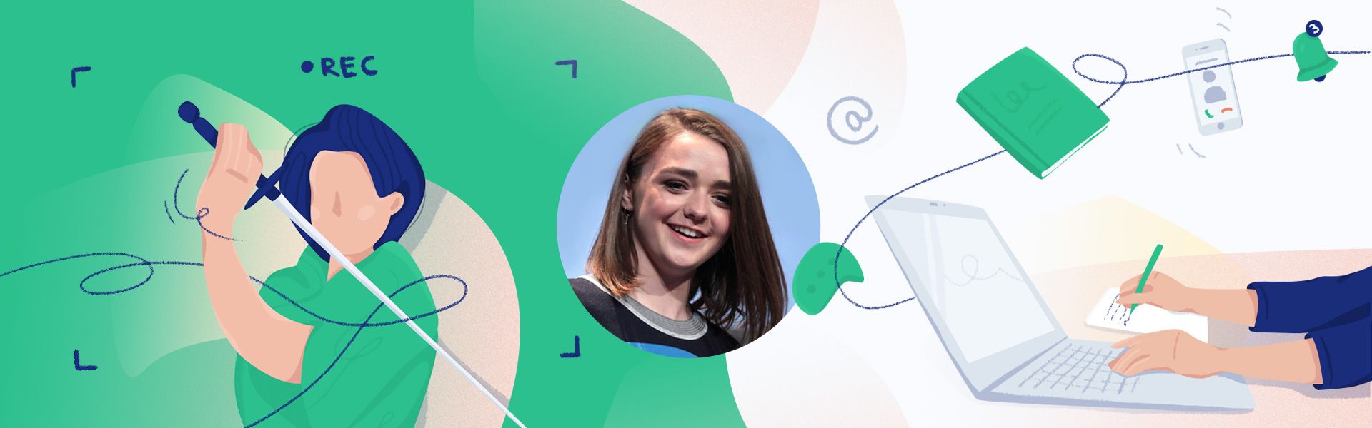 A surprising lesson from Maisie Williams about career change