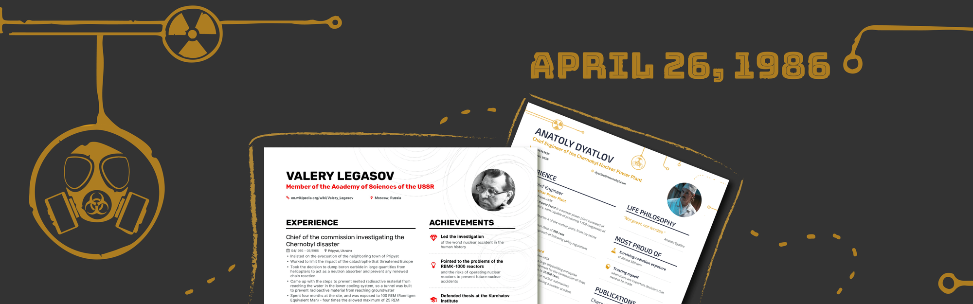 The Resumes of Chernobyl