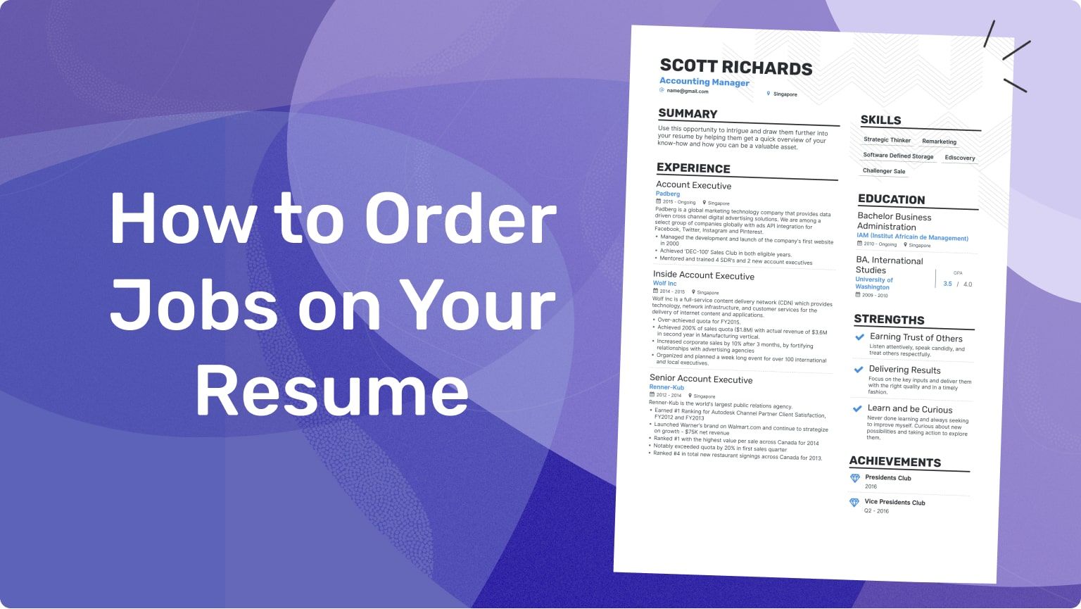 resume-order-of-jobs-how-do-you-structure-it-enhancv