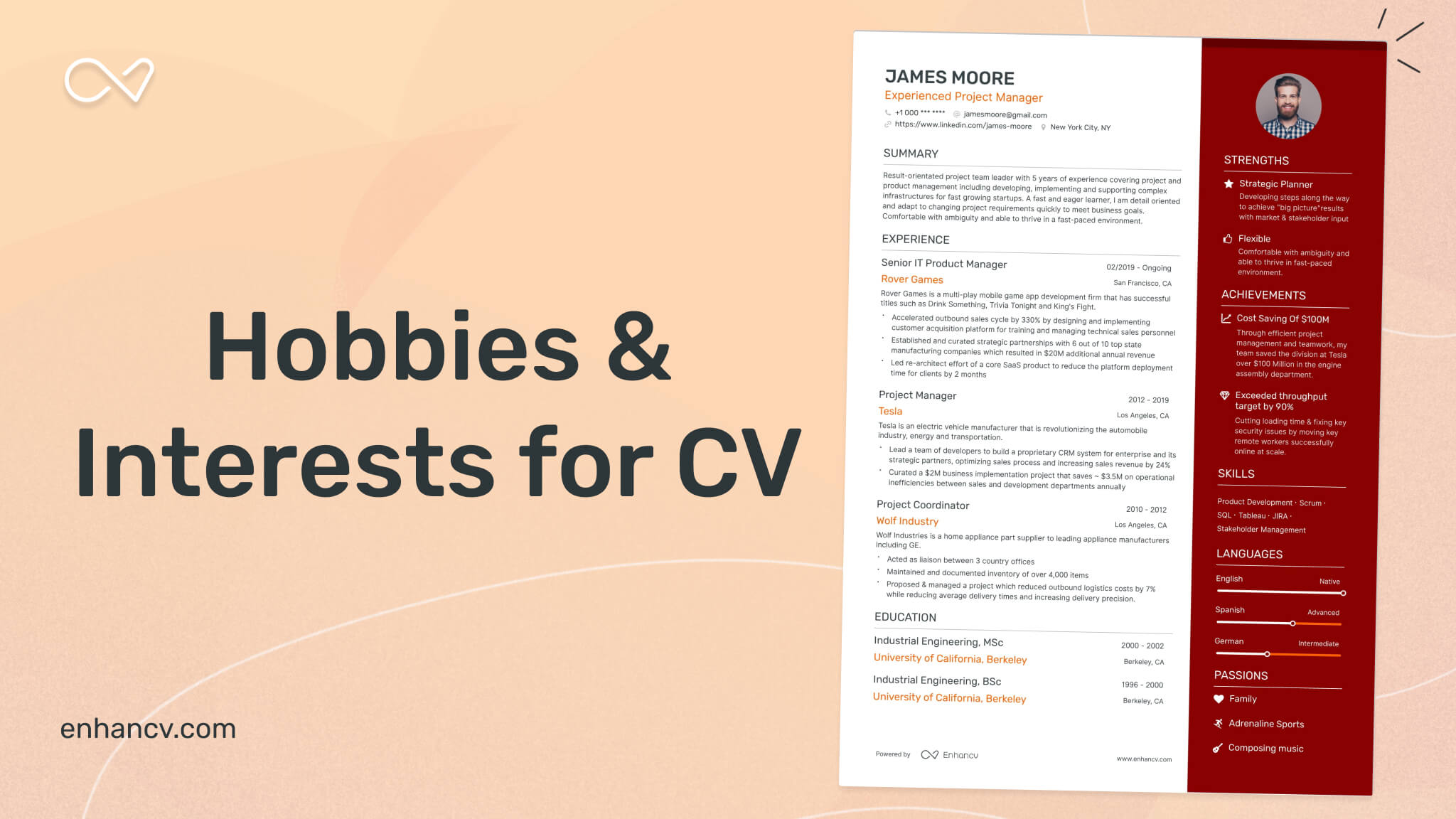 What To Write For Personal Interests On Cv