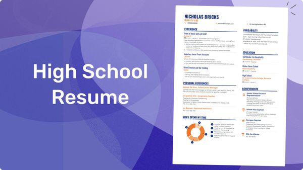 How to Write a High School Resume