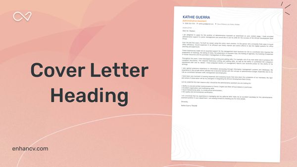 How To Craft an Eye-Catching Cover Letter Header (Examples and Template)