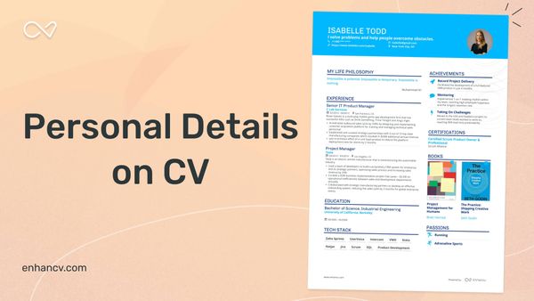 Personal Details on CV (Contact Info, Phone Number & More)