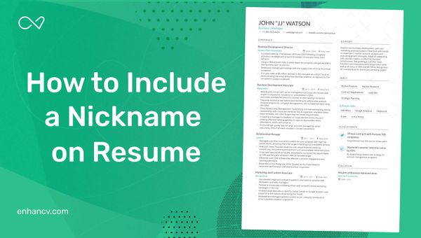 How to Put Your Nickname on Your Resume