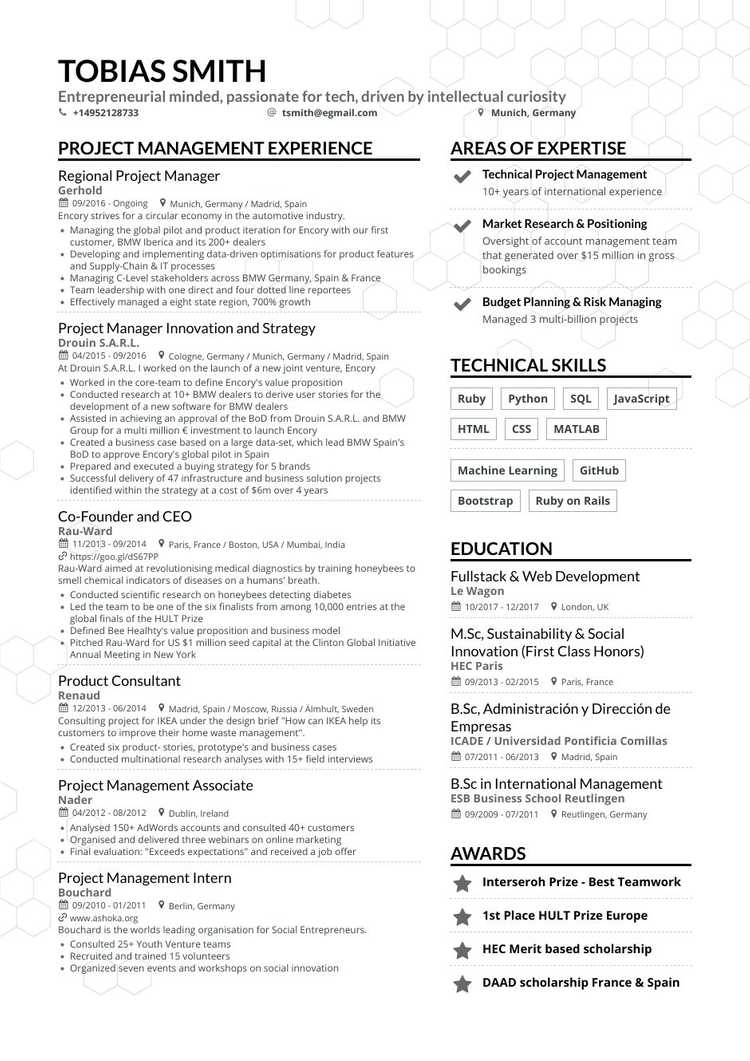 resume builder enhancv