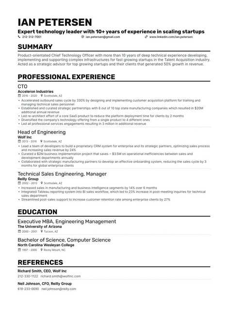 12+ Software Engineer Resume Examples for 2021