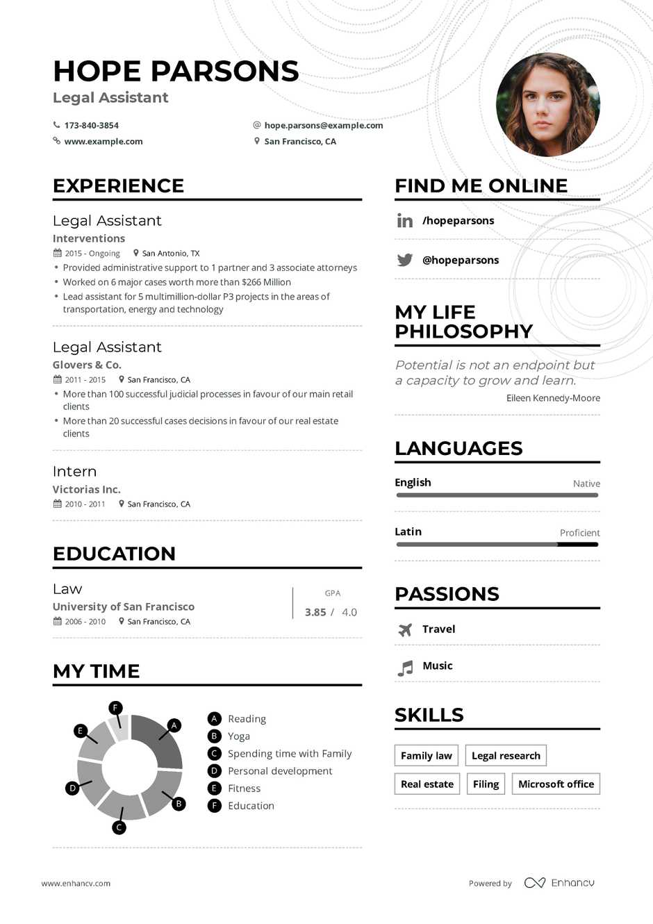 Legal Assistant Resume Example and guide for 2019