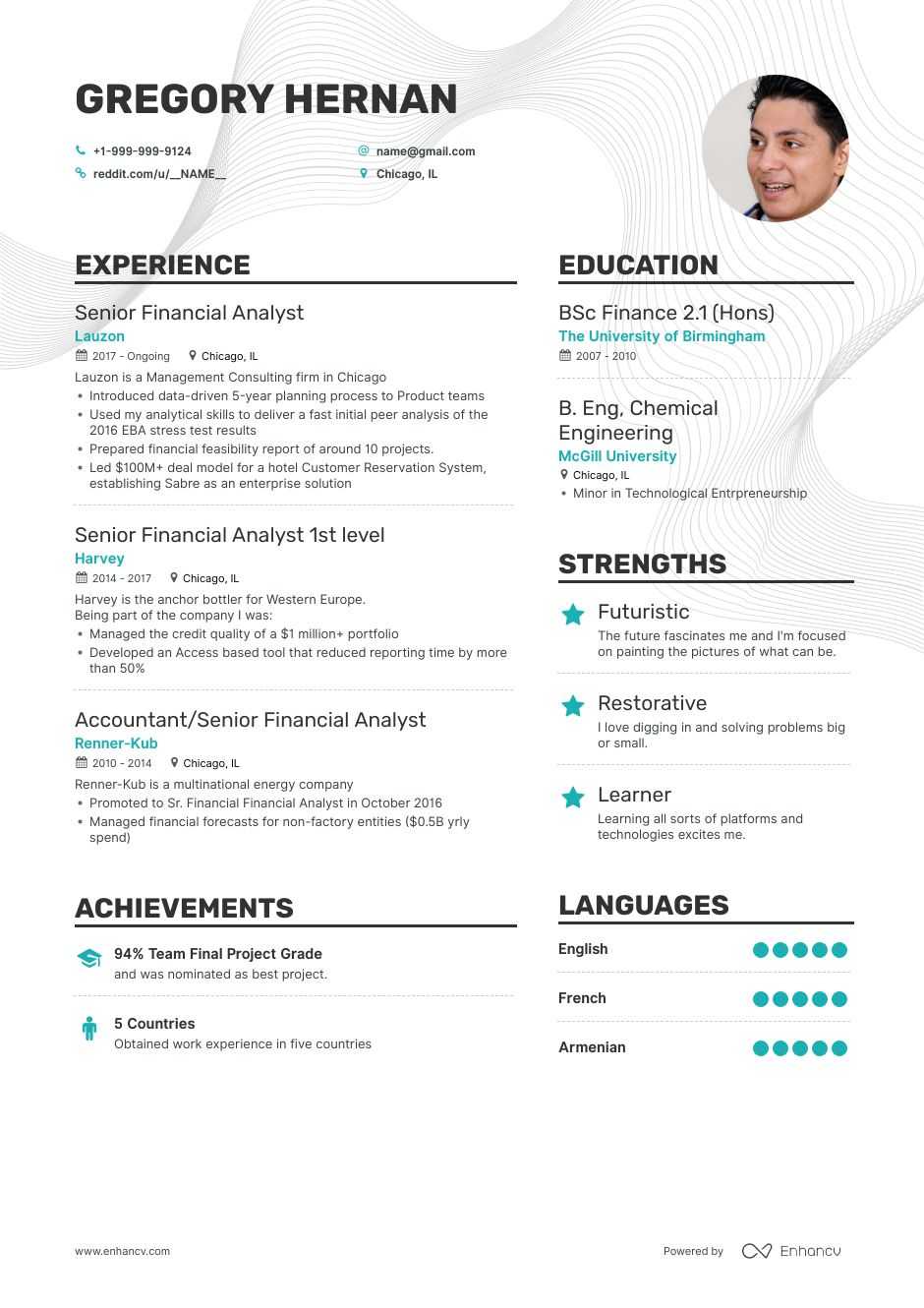 Investment Analyst Resume Examples Original Resume In Minutes