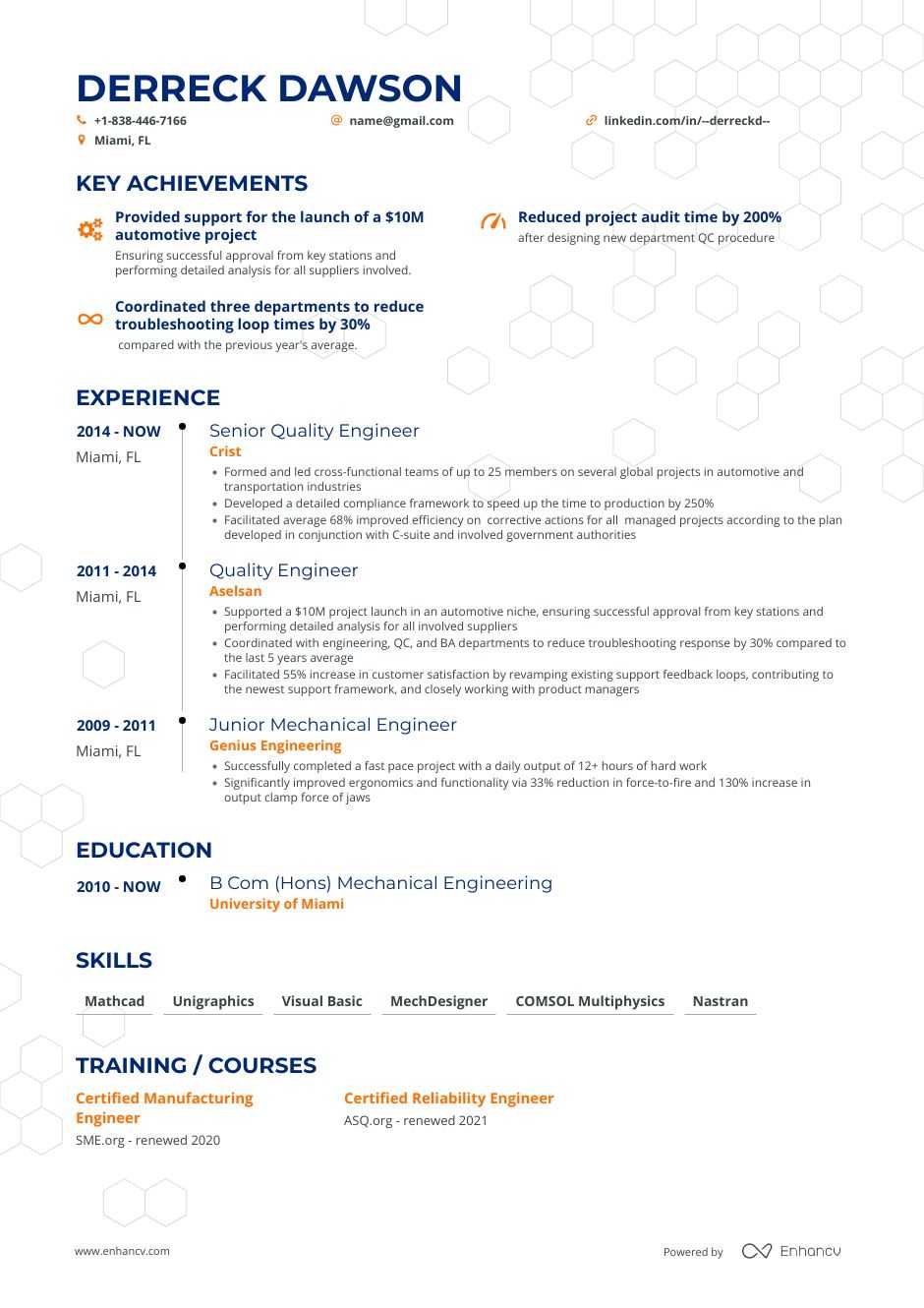 26 Engineering Resume Examples For Every Field: These Templates