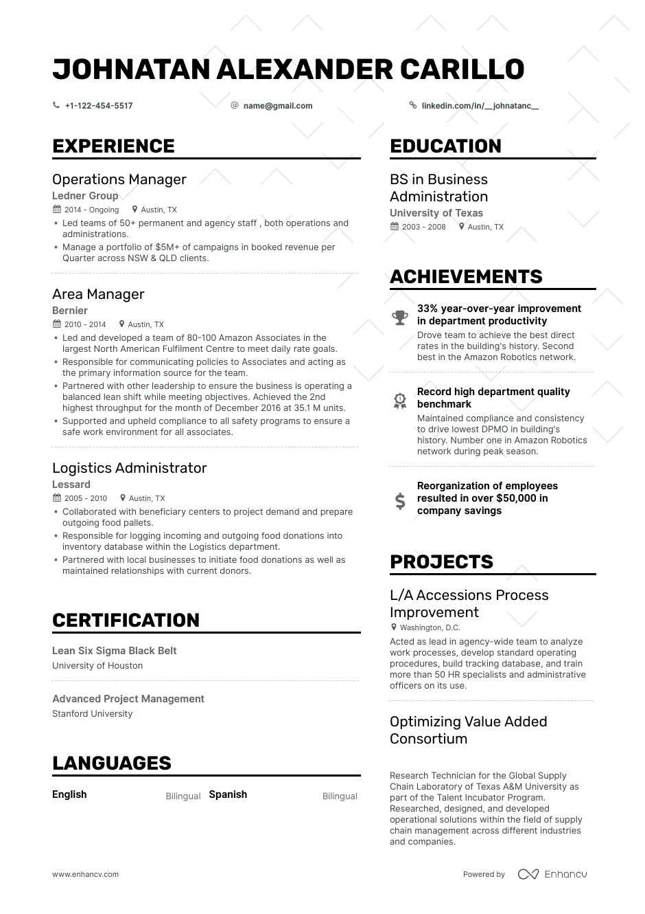 operations manager resume 8step ultimate guide for 2021