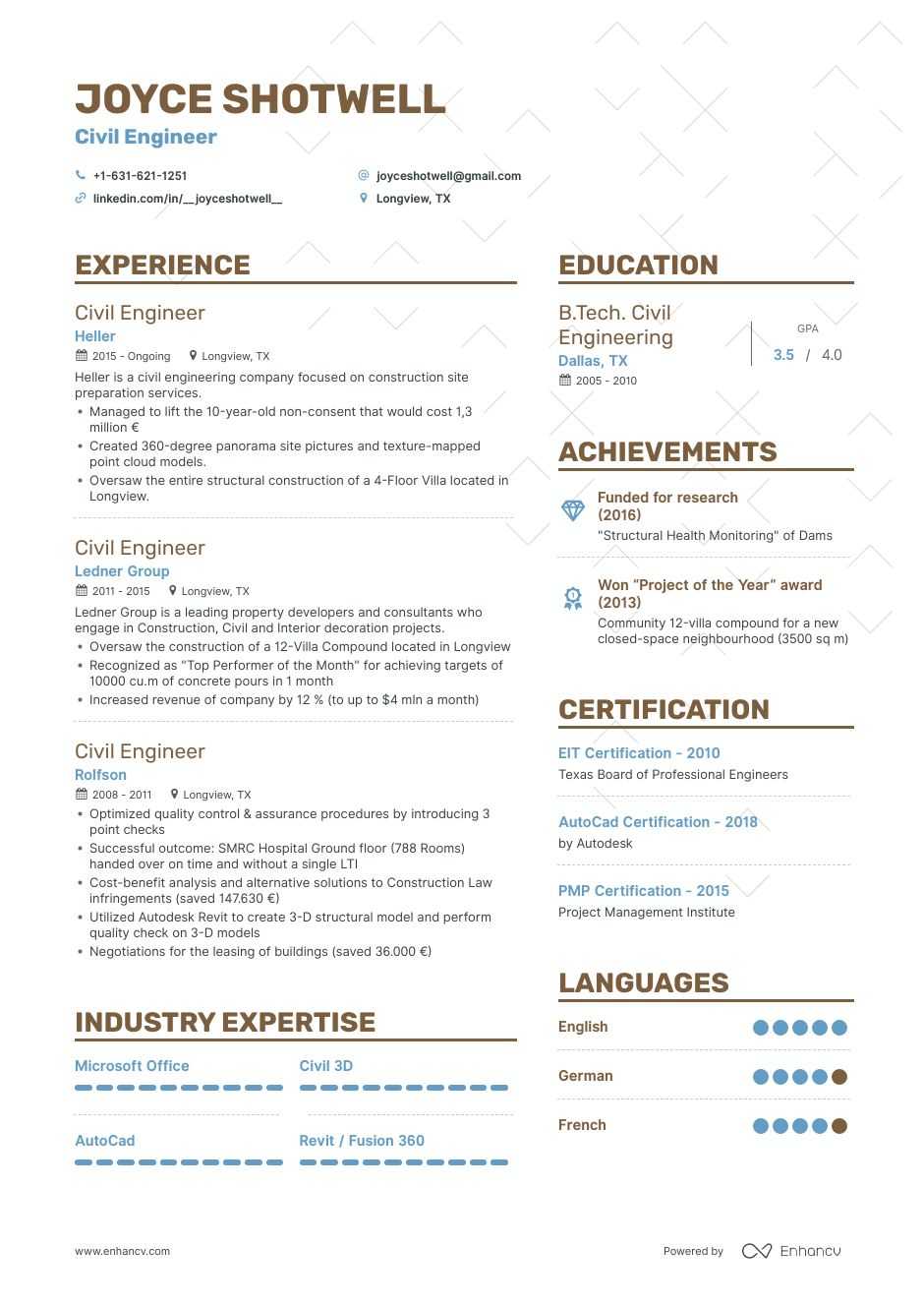 20 Engineering Resume Examples For Every Field These Templates Will Get You The Job