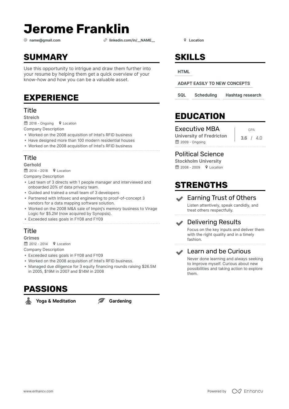 cpa resume example