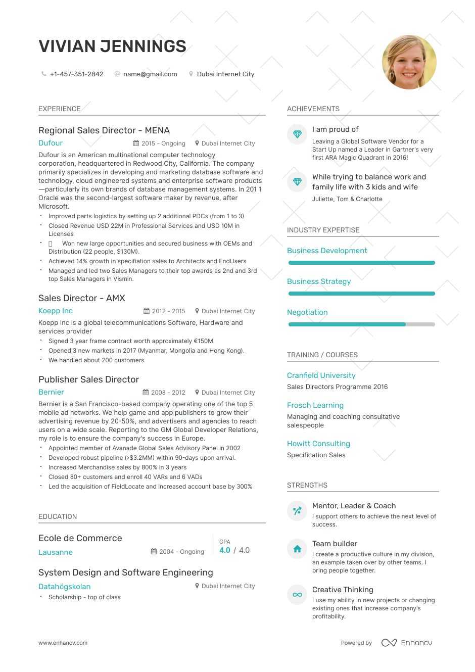 Best Sales Director Resume Examples with Objectives, Skills & Templates