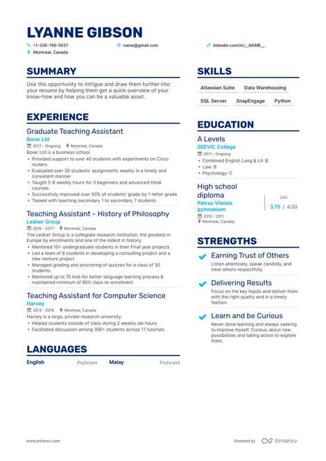 free resume templates for certified nursing assistant