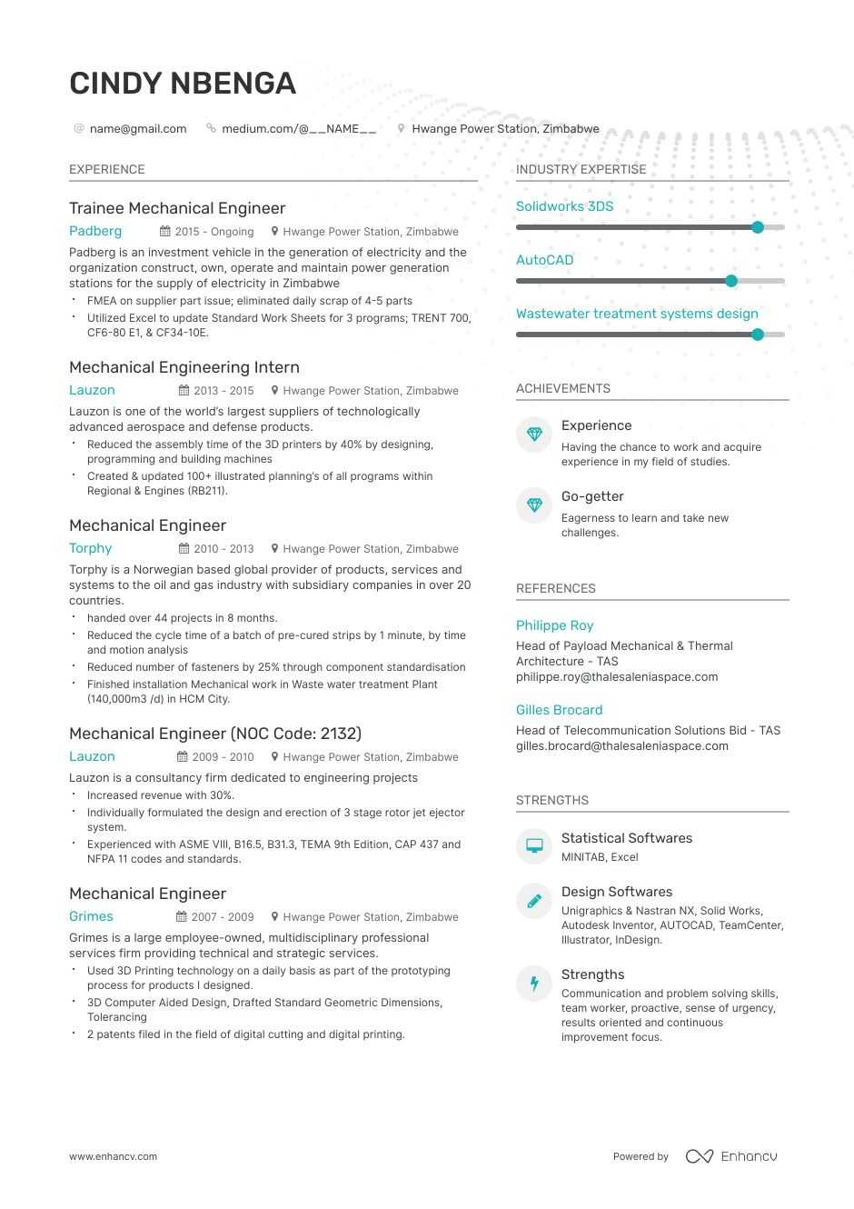 DOWNLOAD: Mechanical Design Engineer Resume Example for ...
