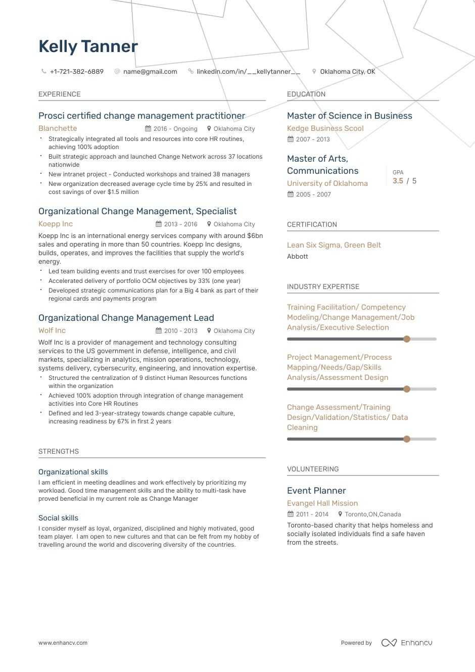 Change Management Resume 8Step Guide to Land Your Dream Job