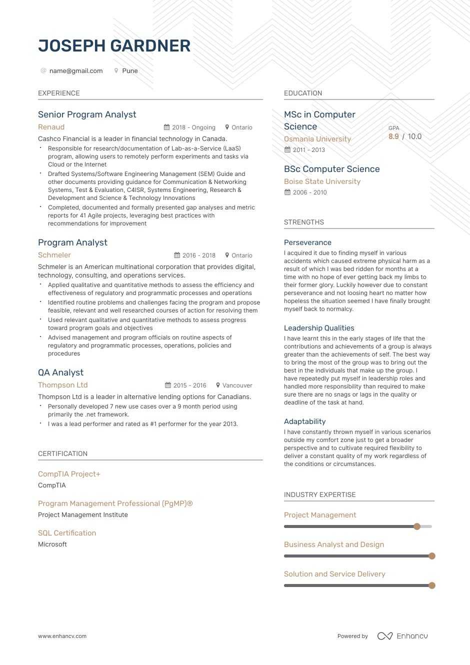 The Best Program Analyst Resume Examples And Skills To Get You Hired 