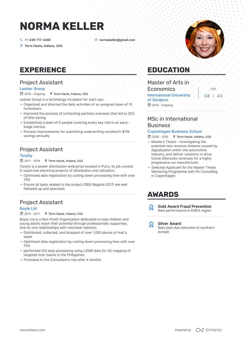 Top Project Assistant Resume Examples & Samples for 2020 ...
