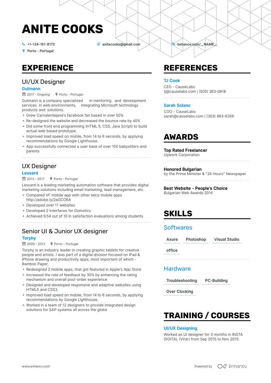 Ux Ui Designer Resume 8 Step Guide To Get Hired