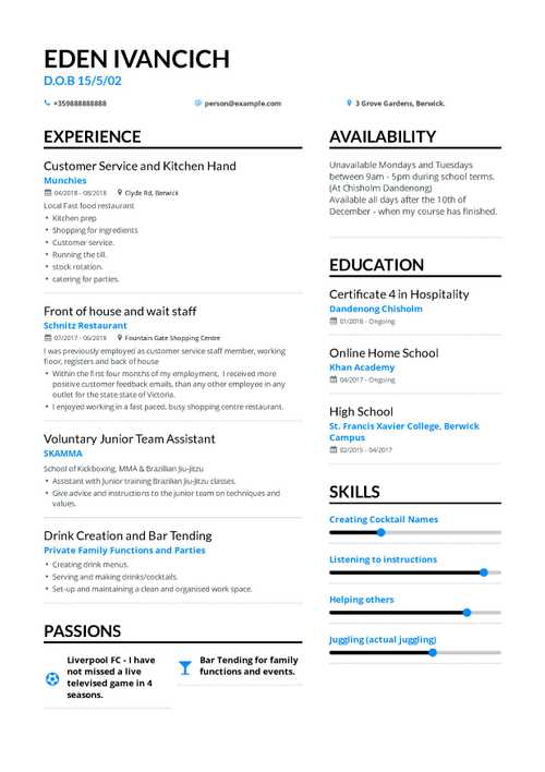 The Best 2019 Fresher Resume Formats And Samples