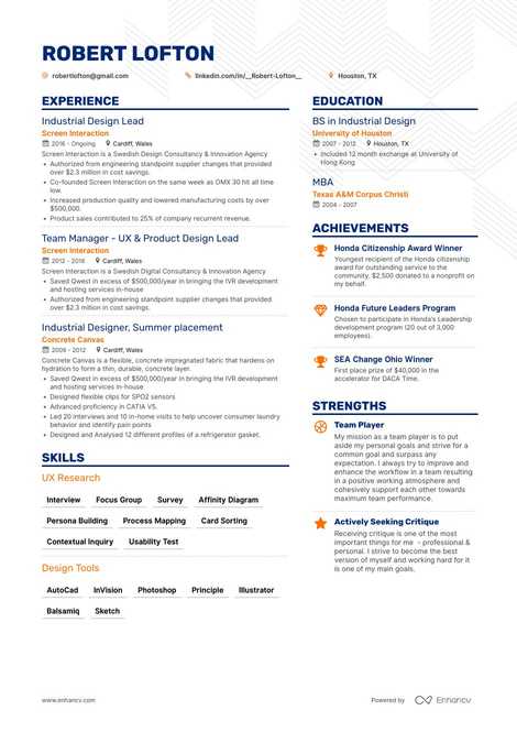 Software Developer Resume Example and guide for 2020