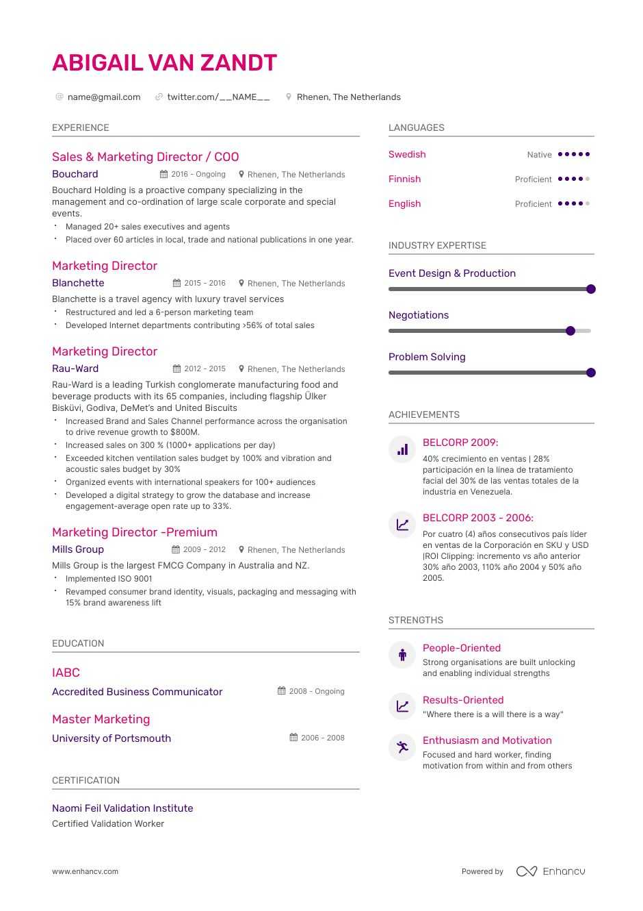 Vp Of Marketing Resume Examples And Skills You Need To Get Hired
