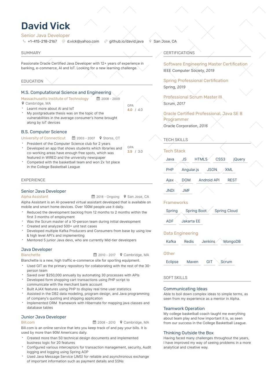 Java Developer Resume 2 Years Experience Sample Cloud Infrastructure Engineer Delivery Center Google Cloud