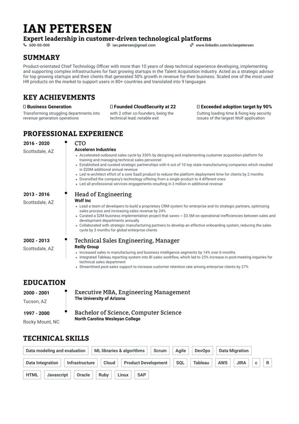 resume builder enhancv