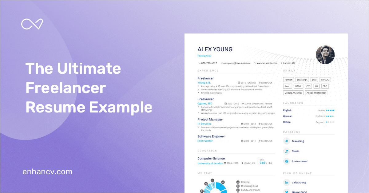 Freelancer Resume Example and Guide for 2019