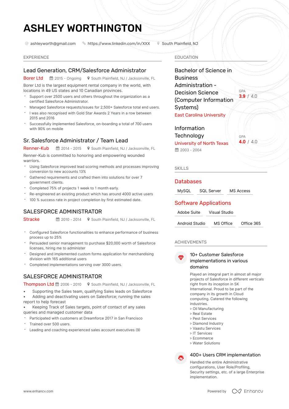 9 System Admin Resume Example - Template Monster